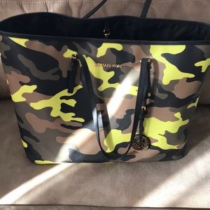 Michael Kors army fatigue bag